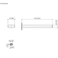 Dornbracht MEM Handtuchhalter 83210780