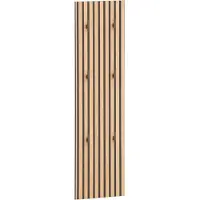 Welltime Hakenpaneel »Katta«, BxH: 24,5 x 109 cm, braun