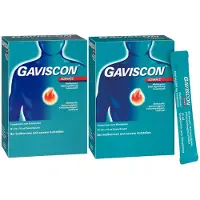 Reckitt Benckiser Deutschland GmbH Gaviscon Adv. Pfefferm. Susp. Doppelpack 48X10 ml