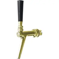 Ich-zapfe Kolbenschankhahn BA1000 aus Chromnickelstahl, PVD-Goldfarben