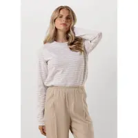 Penn & Ink Damen Tops & T-Shirts 516 Sweater Stripe - Grijs - Größe S