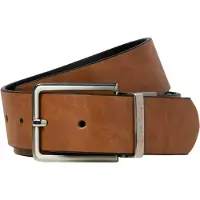 Jack & Jones Jack and Jones Gürtel JACGARDA Reversible Belt in Braun | Gr.: 85 cm
