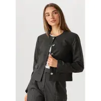 Second female Damen Blazers Wake Tailored Jacket - Donkergrijs - Größe XL