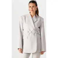 Gestuz Damen Blazers Dagnygz Blazer - Lichtgrijs - Größe 42