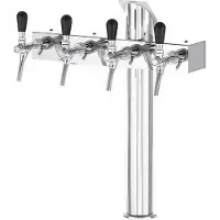 Ich-zapfe Schanksäule, Bierzapfsäule - Tower T4, 4-leitig