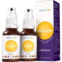 Mediakos GmbH Mediakos Melatonin Ashwagandha Schlaf Spray 2x50 ml