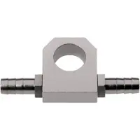 Ich-zapfe Hahnkühlplatte für Begleitkühlung - Messing vernickelt - NW 10mm gerade