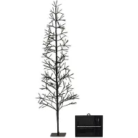 Lumineo Solarbeleuchteter Baum Mit Funkel-effekt 120 Cm