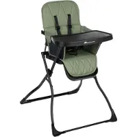 Bebeconfort Lily, Babyhochstuhl, 6 Monate-3 Jahre, 9-15 kg, ultrakompakt faltbar, leichter Hochstuhl (4 kg), leicht zu reinigen, Mineral Green
