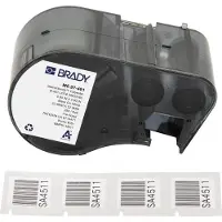 Brady M5-97-481, Polyester, Schwarz auf weiss, matt, 22.86 x 22.86 mm, permanent (280 E.)