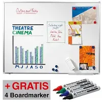Legamaster Aktion: Whiteboard »PREMIUM PLUS« 7-P101074 emailliert, 180 x 120 cm + GRATIS 4 weiß