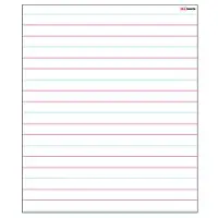 Allboards Magnetische Whiteboard Folie 80x95 cm LINIERT