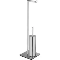 Wenko Edelstahl Stand WC-Garnitur