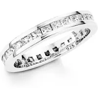 Amor Ring für Damen, Sterling Silber 925, Zirkonia (synth.) amor Silber
