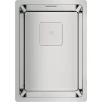 Teka Flex Linea RS15 27.40, Bündiges Waschbecken, Rechteckig, Edelstahl, Edelstahl, 1 Becken, 440 x 310 mm