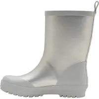Hummel Rubber Boot Jr Kinder Gummistiefel Regenstiefel Stiefel Kinderstiefel wasserdicht silber 206511-1508, Schuhgröße:31 EU