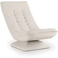 Juskys Relaxsessel / Liegestuhl Korsika - Gerippter Stoff - Beige