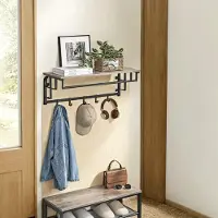 Vasagle Wandgarderobe mit 5 Haken LCRB35102B02