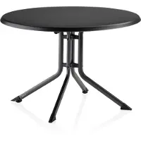 Kettler Boulevard Kettalux Klapptisch 115 cm anthrazit/anthrazit, rund, Aluminium/Kettalux