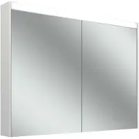 Schneider OBJECT Line Superior LED Spiegelschrank, 2 Türen 50/50cm, 995x123x743mm, Beleuchtung oben