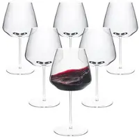 Rona Weinglas mundgeblasen Burgundy Santorini 690 ml ungeeicht 6 Stück transparent, 22 cm