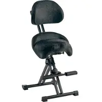 MeyChair Stehhilfe Futura Pro AF-SR XXL 100 % Polyester, schwarz, bis zu 250kg belastbar