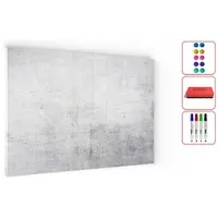 Allboards Magnettafel 90,0 x 60,0 cm Zement
