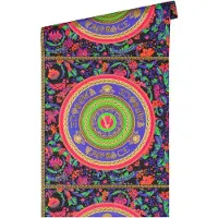 Versace Vliestapete "Wallpaper 5 Floral Design" abstrakt gemustert leicht glänzend leicht strukturiert Designertapete auffallende Fliesen-Tapete Tapeten Wohnzimmer modern