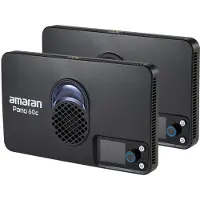 Amaran Pano 60c 2-Light Kit, Holzkohle (EU-Version)