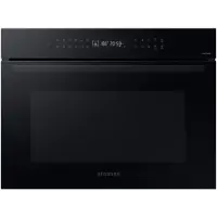 Samsung Kompakt-Einbaubackofen 45 cm mit Mikrowelle, 50 l, Dampfreinigung, WiFi, schwarz, NQ5B4353FDK/U1