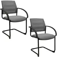 Topstar TST AIRWORK GR - Besucherstühle grau 2er Pack