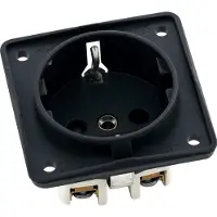 Berker Ber 9419505 Steckdose Schuko Integro Einsätze schwarz matt