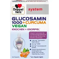 Queisser Pharma GmbH & Co. KG Doppelherz system Glucosamin 1000 + Curcuma Vegan 120 St