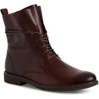 Marco Tozzi Damen Stiefelette mit Schaftschnürung 2-25133-41, Größe:39 EU, Farbe:Braun