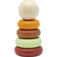 PlanToys Stapelringturm Modern Rustic