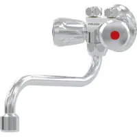 Stiebel Eltron Zweigriff-Wandarmatur MAW, drucklos, für Mini-Durchlauferhitzer, Übertisch-Montage, 205620