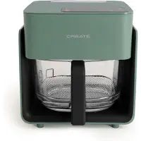 Create Heißluftfritteuse ''Studio Crystal'' in Grün - 4,2 l - onesize