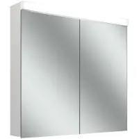 Schneider LOW plus 15 LED Spiegelschrank, 2 Türen 45/45cm, 895x147x747mm, Beleuchtung oben