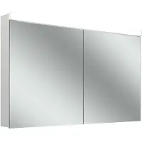 Schneider LOW basic 15 LED Lichtspiegelschrank, 2 Türen 65/65cm, 1295x147x747mm
