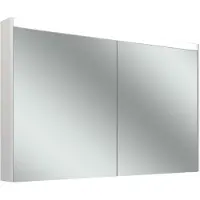 Schneider OBJECT Line Comfort LED Spiegelschrank, 2 Türen 65/65cm, 1295x123x743mm, Beleuchtung oben
