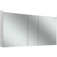 Schneider LOW plus 15 LED Spiegelschrank, 3 Türen 60/30/60cm, 1495x147x747mm, Beleuchtung oben