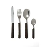 Excelsa Besteckset Of 24 Stück Fashion Stahl Schwarz