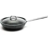 Excelsa Wok mit Deckel Five Stars Aluminium 49,5x29x14 cm Schwarz
