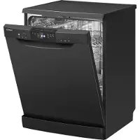 Bomann Geschirrspüler 60 cm | 14 Maßgedecke | Spülmaschine 60 cm Stand oder Unterbau | 7 Programme & 2 Sprühebenen | Startvorwahl | GSP 7419 schwarz