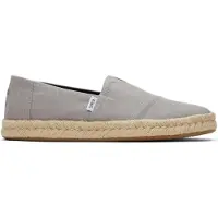 Toms Alpargata Rope 2.0 grey recycled cotton slubby woven 40.5
