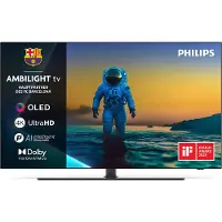 Philips 55OLED850/12 OLED 139,7 cm (55 Zoll) Fernseher 4K Ultra HD VESA 300 x 300 mm (Versandkostenfrei) jetzt zusätzlich 300¤ Cashback sichern!* & jetzt mit etwas Glück Kaufpreiserstattung gewinnen!*