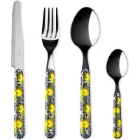 Excelsa besteckset 24 stück Amalfi stahl bunt