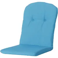 Madison Tuinstoelkussen Kuip hoch 45x96 cm in Aqua, wasserabweisend, aus Baumwolle/Polyester, bequem und pflegeleicht