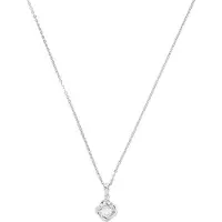Amor Kette mit Anhänger für Damen, Sterling Silber 925, Zirkonia (synth.) Knoten amor Silber