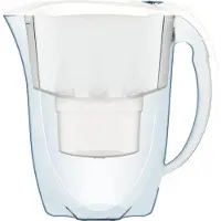 AQUAPHOR Amethyst, Pitcher-Wasserfilter, 2,8 l, Transparent, Weiß